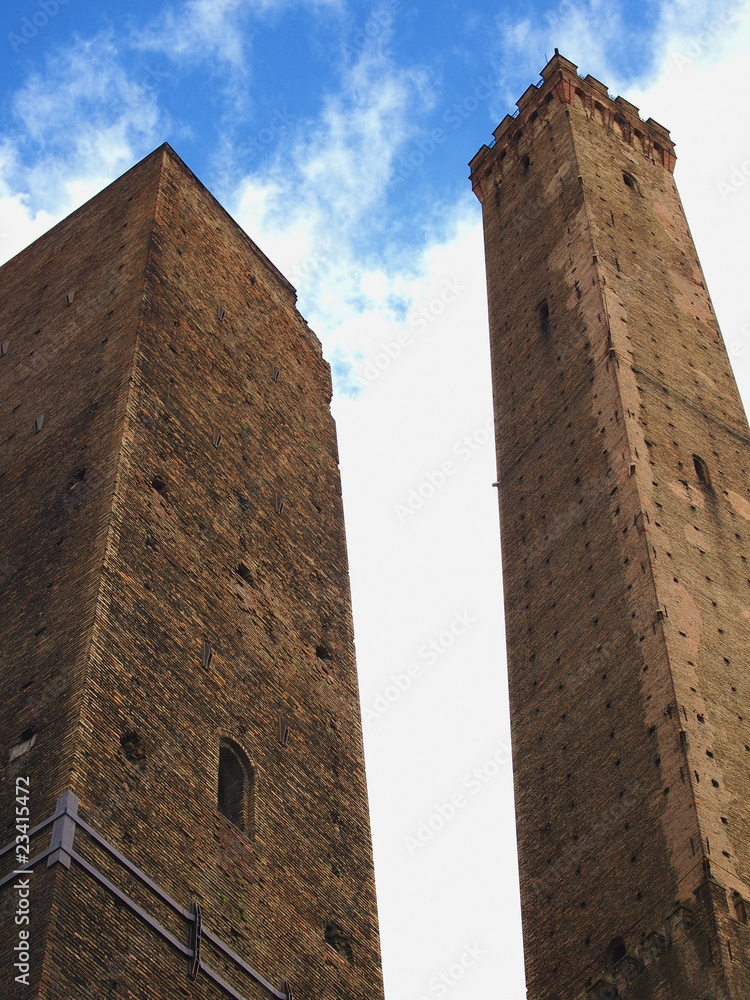 bologna, le due torri bologna, le due torri