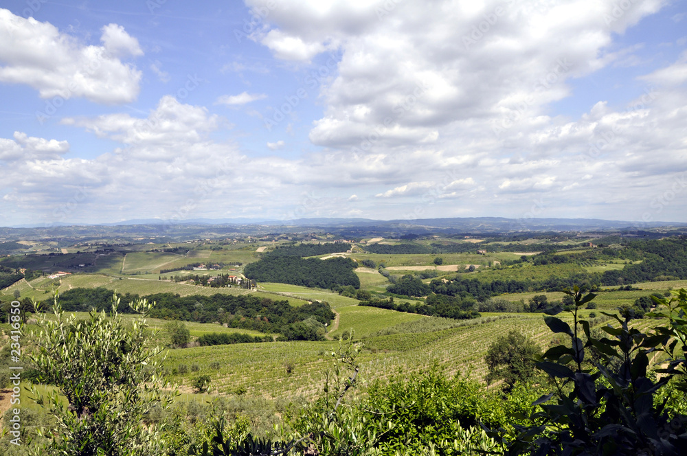 Obraz premium Landschaft Toskana