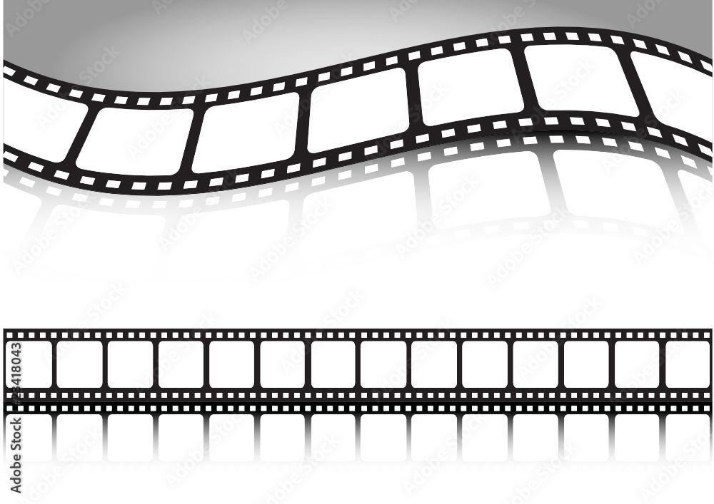 Fototapeta premium Film strip vector illustration