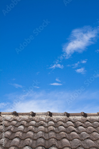 roof and blue sky