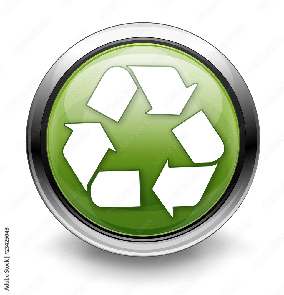 Green recycle icon Green recycle icon
