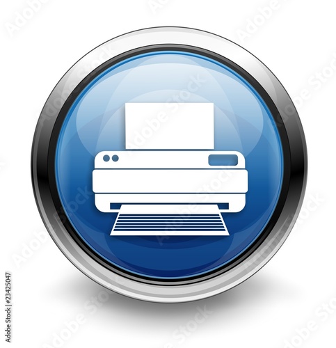 Blue printer icon