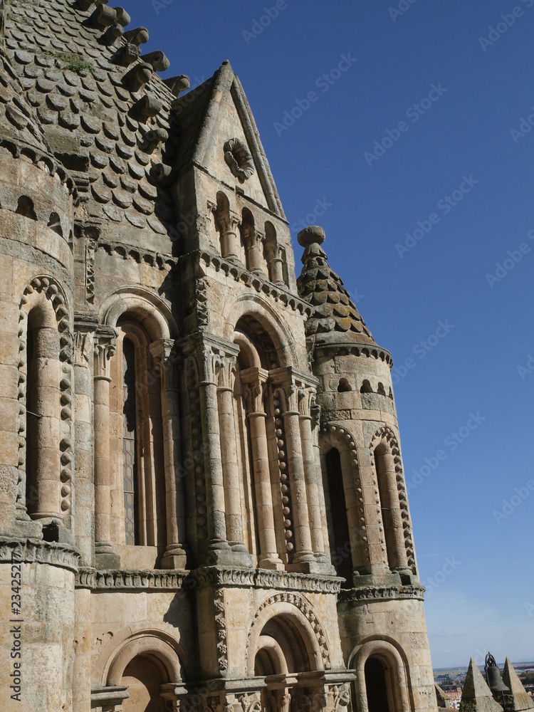 Detalle del cimborrio de la Catedral Vieja de Salamanca