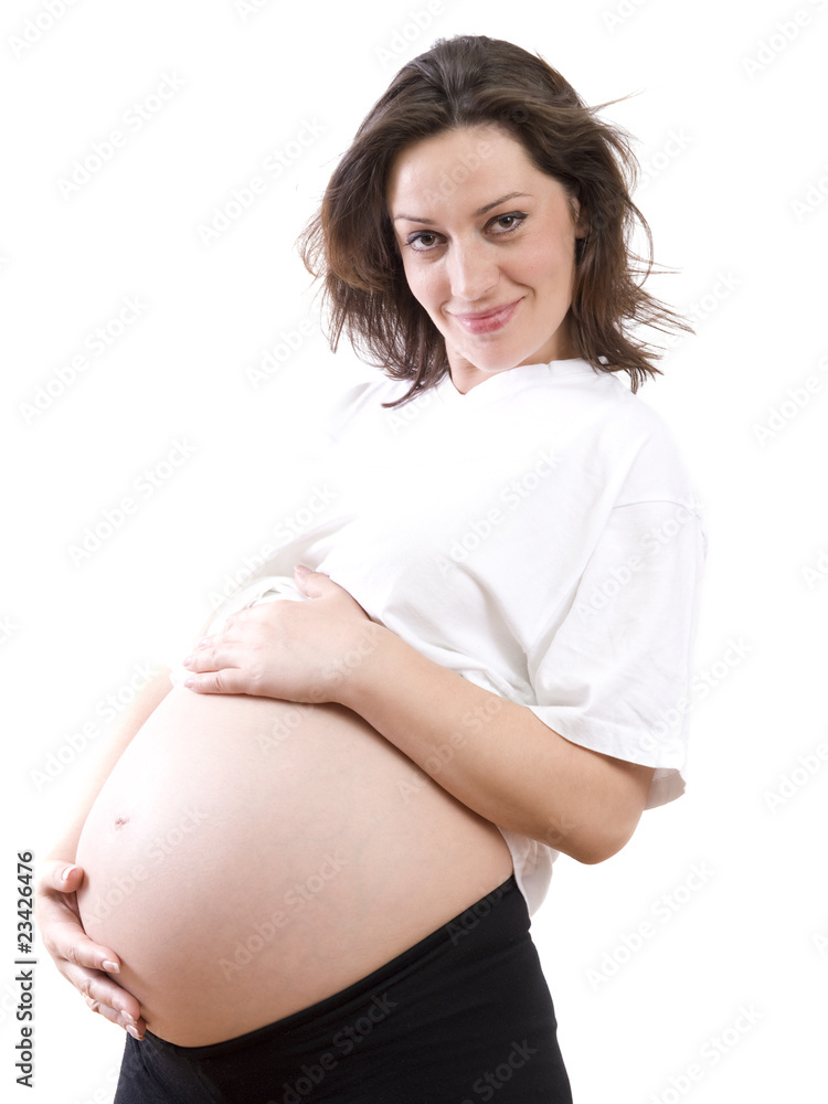 Happy pregnant woman portrait Happy pregnant woman portrait