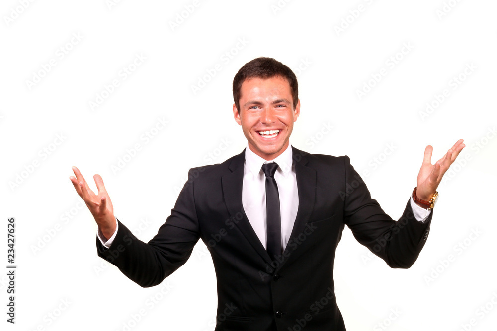 Portrait of a happy business man Portrait of a happy business man