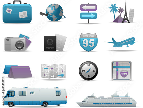 Travel icons