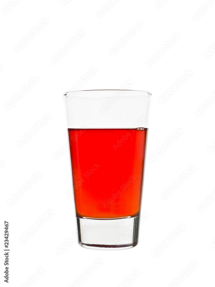 Half full glass of lemonade Half full glass of lemonade