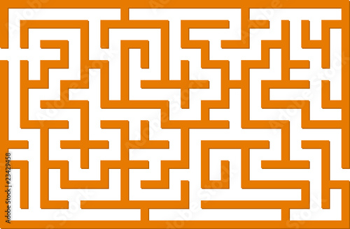 Orange labyrinth