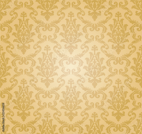 seamless damask pattern (vector)