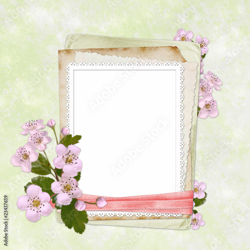 Framework for photo or congratulation