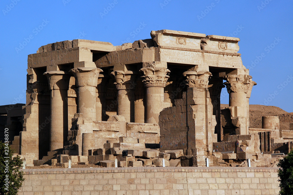 Antique temple of Philae of ancient Egypt