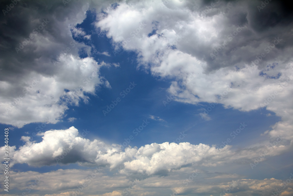 dramatic clouds