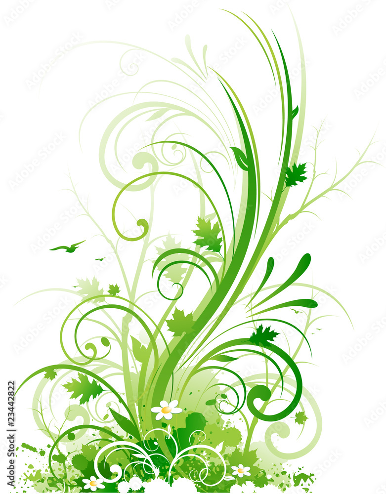 Spring floral design