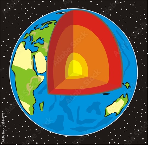 earth - cross section