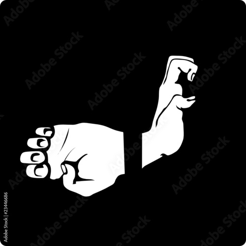 hand vector illustration