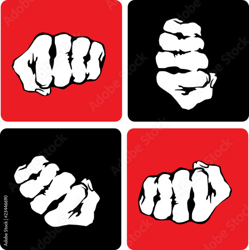 fist vector illustration