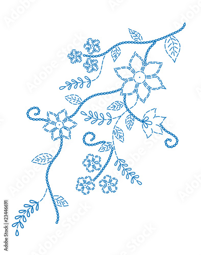 Embroidered design