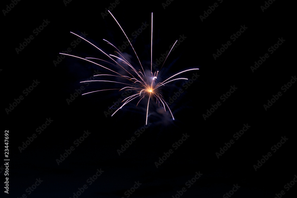 Fototapeta premium Fireworks at Pitt Meadows day