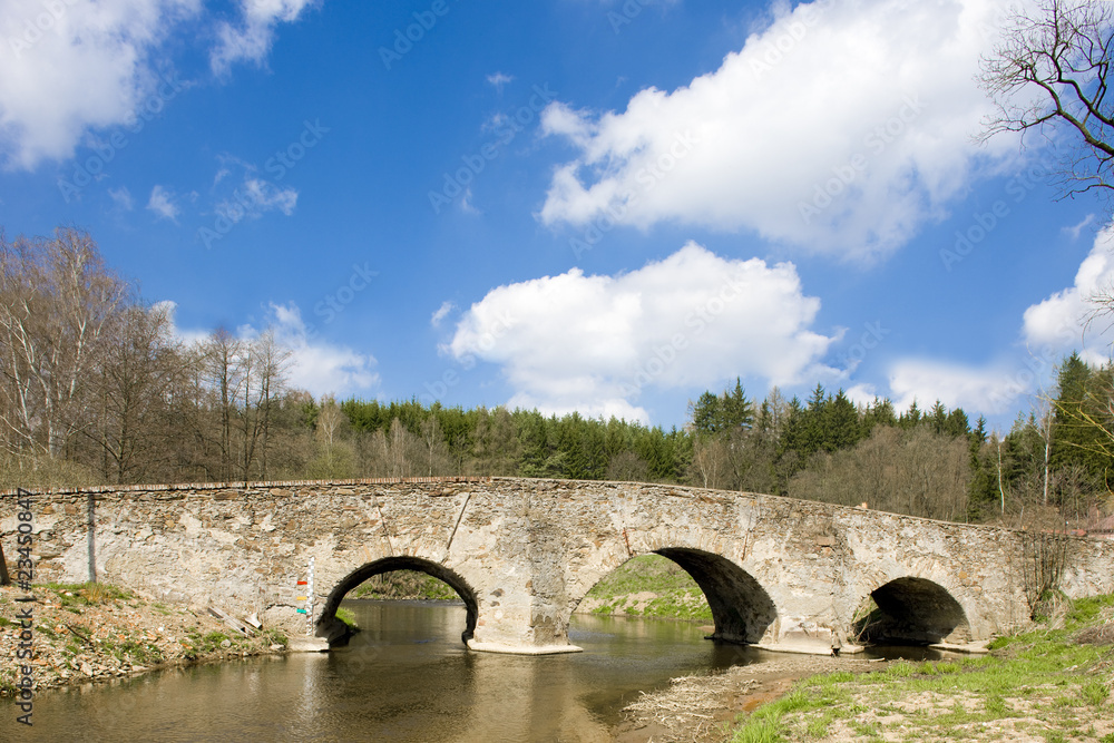 bridge near Ronov nad Sazavou, Czech Republic