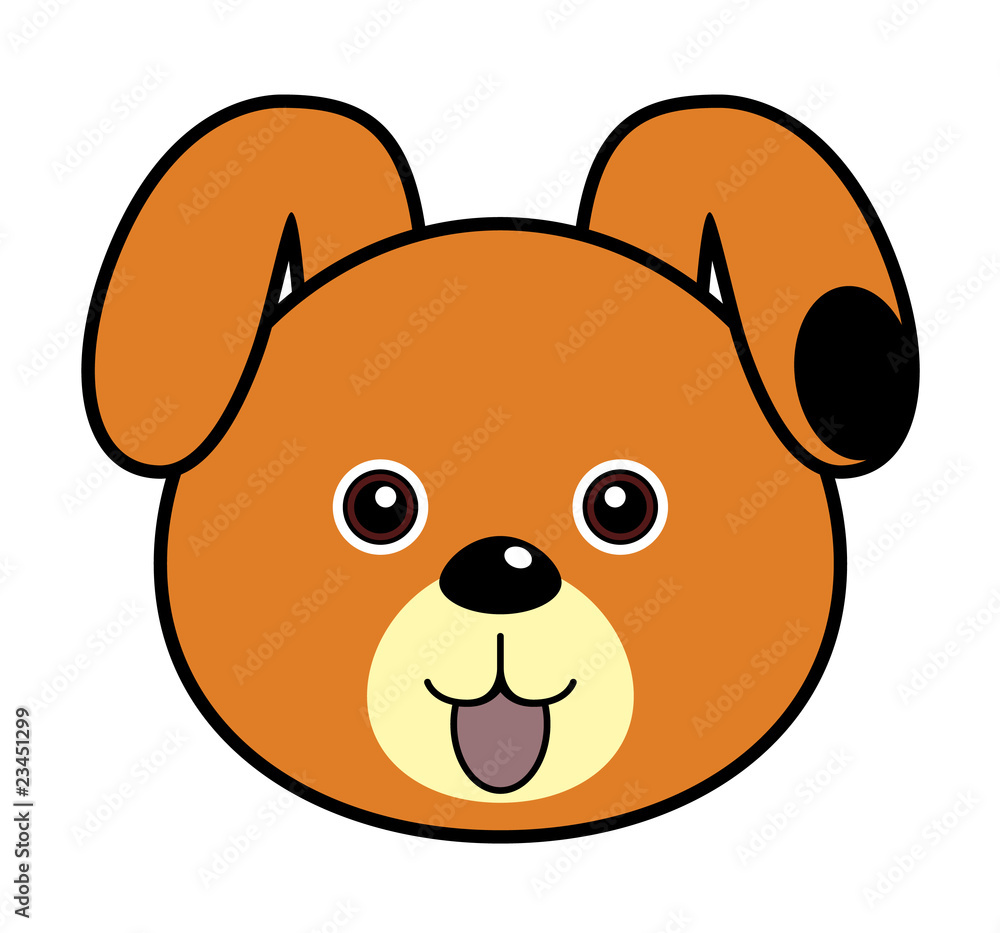 Cut Dog Vector Cut Dog Vector