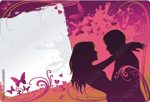 Cartolina D'Amore Astratta-Abstract Love Card