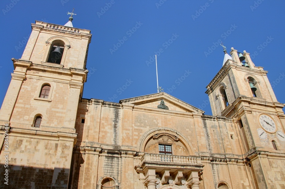 Fototapeta premium église cathédrale de la valette