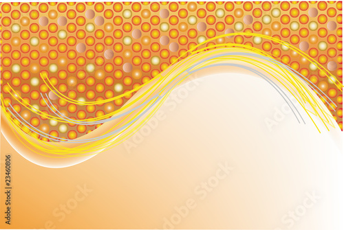 Mosaic color brown illustration