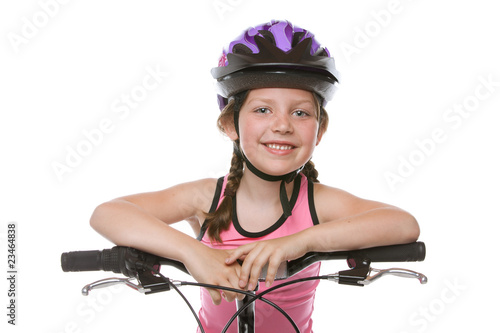 Girl Wearing Helmet