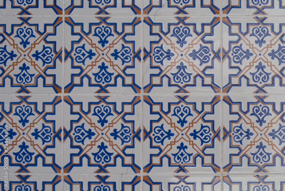 Portuguese glazed tiles 210