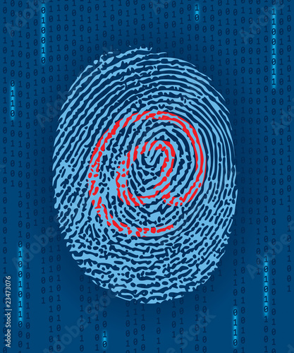 Digital finger-print with e-mail mark