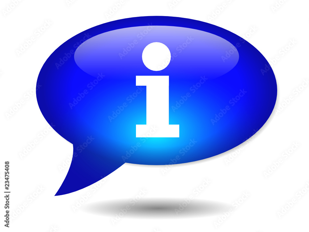 INFO speech bubble icon (web button information sign symbol help INFO speech bubble icon (web button information sign symbol help