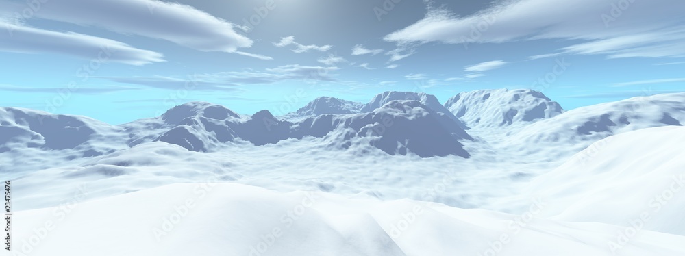 Winter im Gebirge