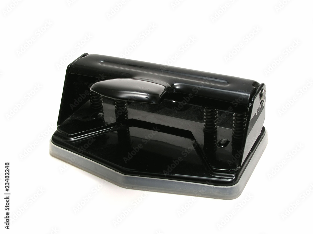 Black hole puncher isolated on white Black hole puncher isolated on white