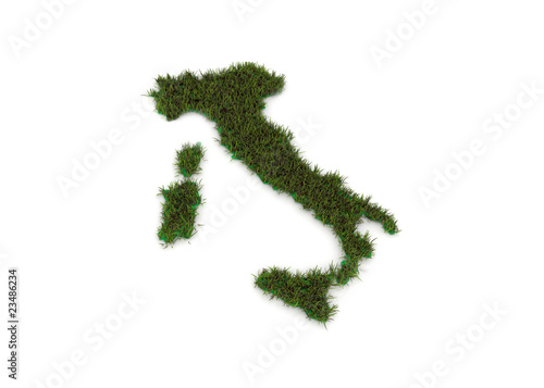 Italy is green