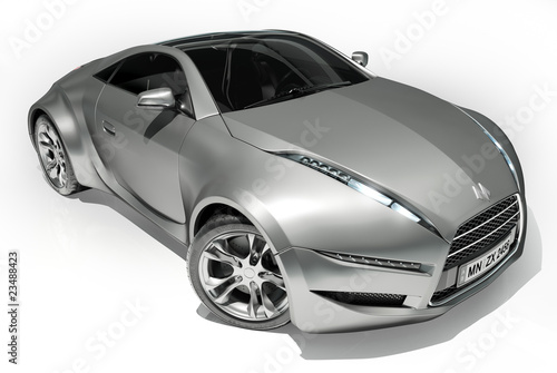 Silver concept car © -Misha