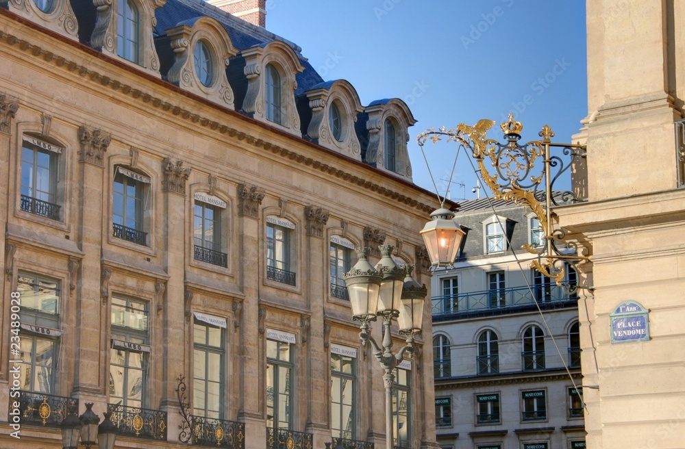 Naklejka premium immeuble parisien