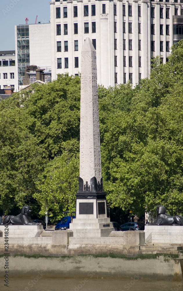 Obraz premium Cleopatra's Needle, London
