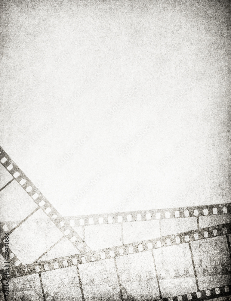 Fototapeta premium Great vintage filmstrips background - with space for your text a