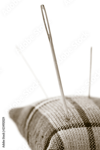 Needle in pincushion