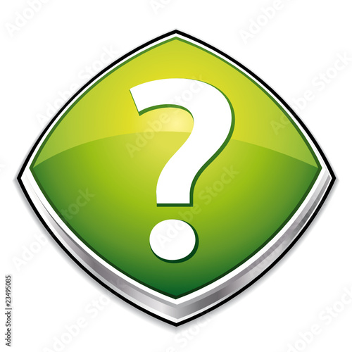Diamond question mark icon