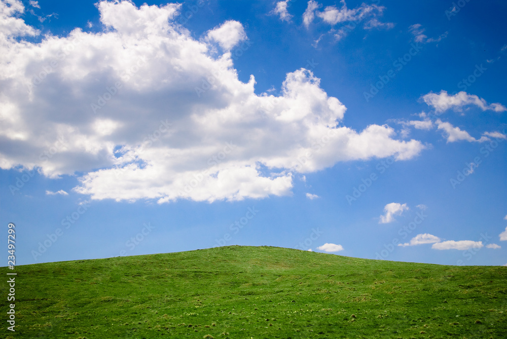 Colline verte