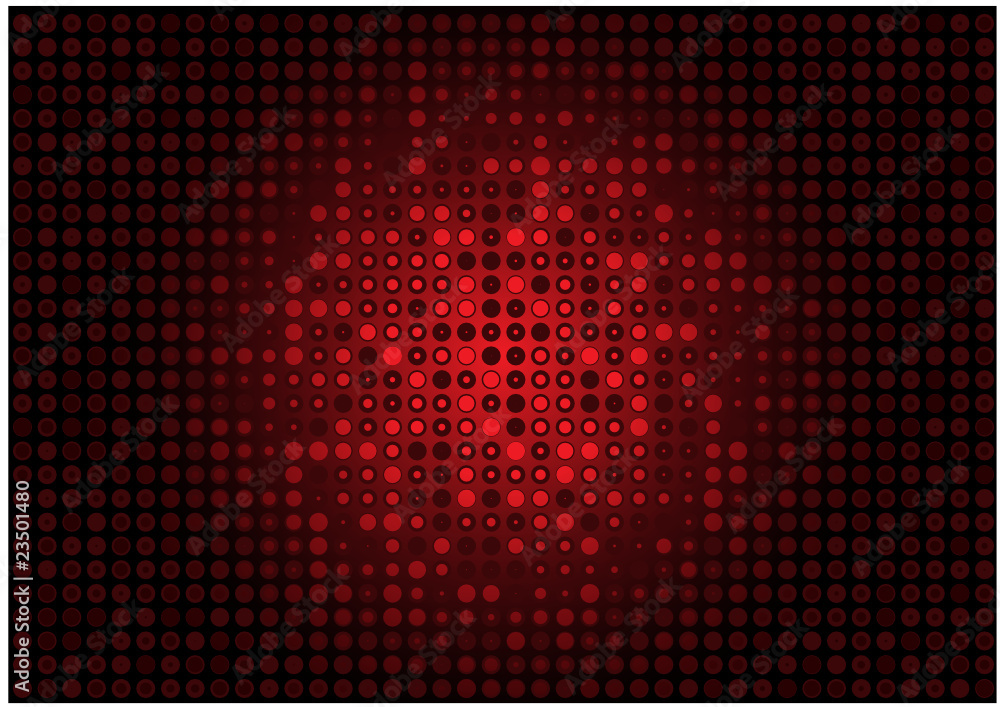 Red vector doted pattern