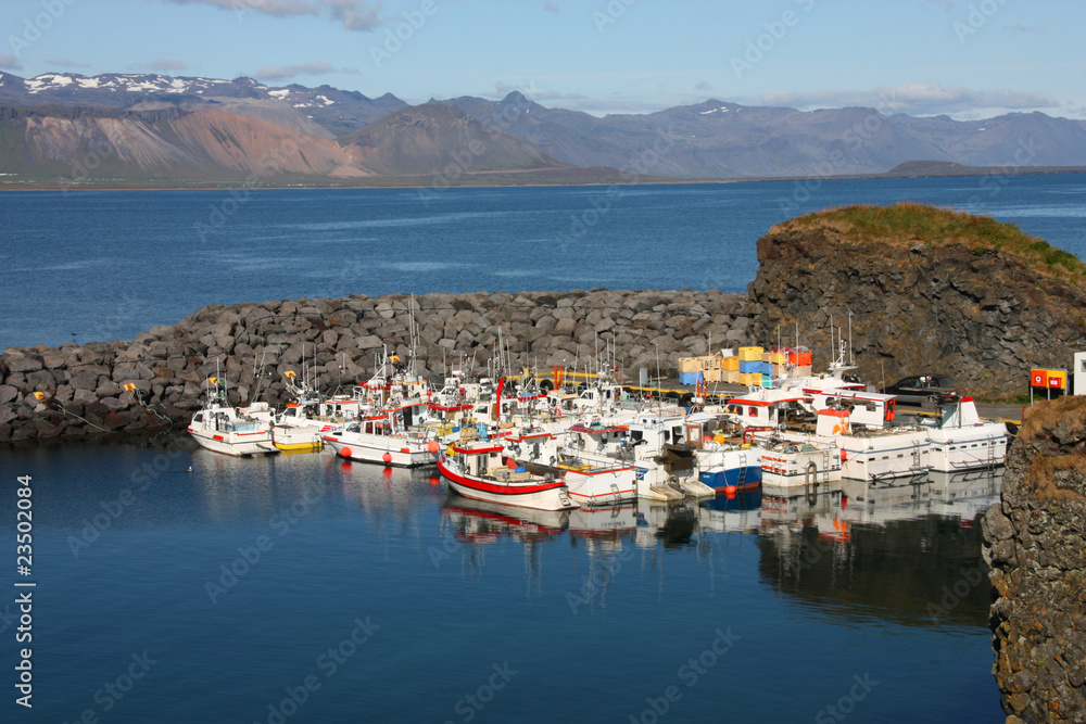 Iceland - harbor in Arnarstapi