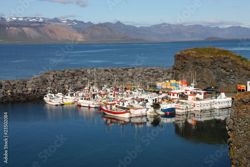 Iceland - harbor in Arnarstapi