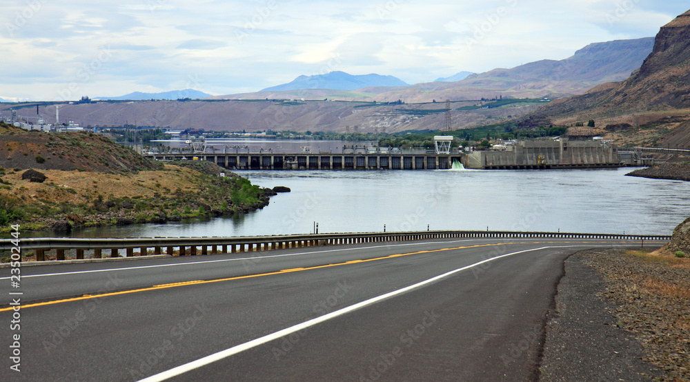 Road Toward Hydroelectric Dam
