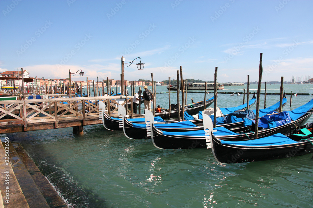 Venice gondolas, Italy