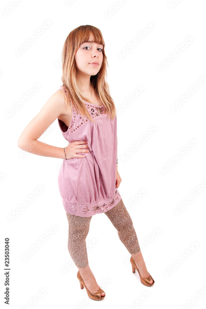 Naklejka premium Beautiful woman posing