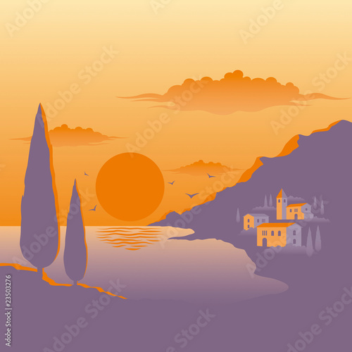 Mediterranean sunset