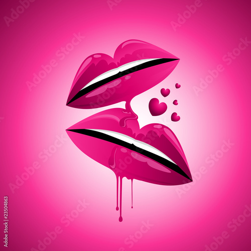 Sexy Pink Lips