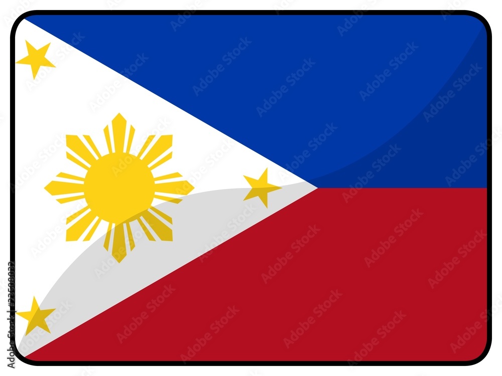 Fototapeta premium drapeau philippines flag